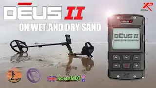 DEUS II ON WET AND DRY SAND | XP DEUS 2 | METAL DETECTING UK