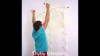 Cviky na hrazdě   shyby středn&iacute;m paraleln&iacute;m &uacute;chopem