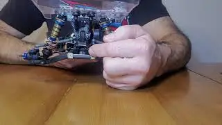 Team Associated B6D 4 Gear standup vs. B6.2 Laydown gearbox.