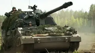 Dutch Panzer Howitzer 2000NL Self-Propelled Artillery &ldquo;Shoot And Scoot&rdquo; Live-Fire Exercise&ndash;Lithuania