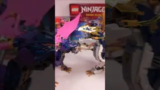LEGO NINJAGO Dragons Rising Rogue's Mech Dragon Rider (71843) vs Rontu the Master Dragon (71842)