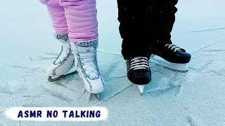 Fall asleep in 5 minutes | ASMR Ice Skating on the Frozen Lake by ASMR Garden