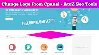 Change Atoz SEO tools Script Logo From Cpanel - download free AtoZ SEO tool - Change Logo