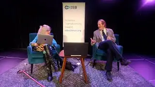 Ginny Ruffner with Dr. Jim Heath at Town Hall Seattle