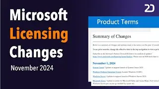 Microsoft's Latest Licensing Updates I November 2024