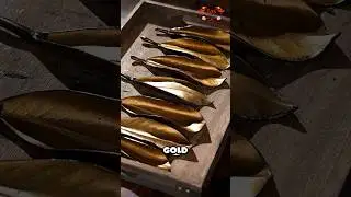 How a Leaf Transforms into an Ancient Luxury Tool! #shorts #craft #art