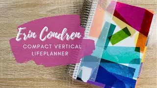Erin Condren Compact Vertical LifePlanner| Colorful Harmony