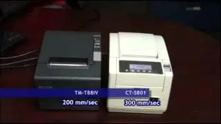 Citizen Systems CT-S801 vs Epson TM T88IV Speed Comparison