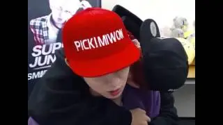 EXO Baekhyun kissed Super Junior's Heechul