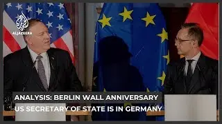 US secretary of state holds news conference with German foreign minister