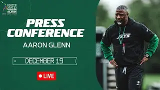 Aaron Glenn Press Conference (12/19) | New York Jets