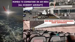 Mumbai to Coimbatore on Air India - All Economy Aircraft