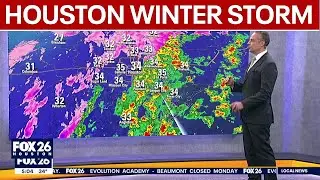 Houston winter storm forecast: Sunday morning update