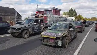 Stoppelrennen Autocorso Teschendorf 2018 Löwenberger Land