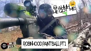 Robin hood PaintBall Pt 1| TIPPMANN STRYKER GAMEPLAY Bajan GhostSquad