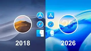 MacOS in 2018 vs 2026