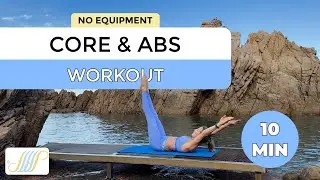 Core & Abs WORKOUT - No Equipment // 10 MIN