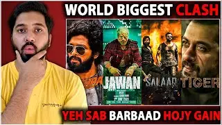 World Biggest Clash - Salaar, Jawan, Pushpa 2, Tiger 3 | Upcoming Top Movies In 2023 | BHT Review