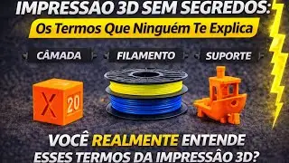 Os Termos da Impressão 3D Que Todo Mundo Usa (Mas Poucos Entendem)