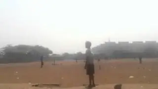Indian kids playing cricket