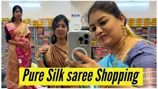 Monakku எடுத்த pre Engagement  Pure silk saree 🥰 Mama with Babyma