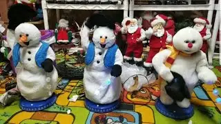 My 3 Original Spinning snowflake Snowmen, buddy big leagues and other random stuff.