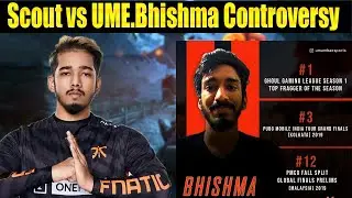 Scout vs UME Bhishma  Controversy || Watch full Know reason behind Controversy