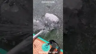Instant Water Solidification #shorts #nature #awesome #science #elements