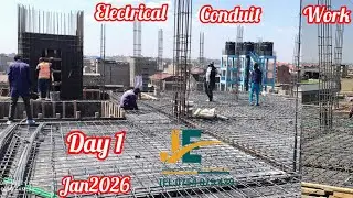 Formwork Electrical conduit work September project 1 5th Level.