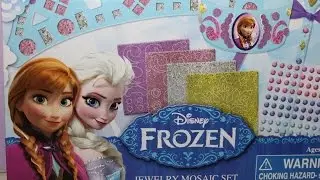 Disney FROZEN Jewellery Mosaic Set!! Anna & Elsa Jewellery!