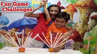 Funny Games Challenge । Blindfold   Challenge । Indoor Games for Kids