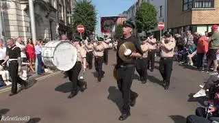 Lisburn Fusiliers F.B. (No.1) @ Co. Antrim Black Saturday Parade ~ Ballymena ~ 31/08/24 (4K)