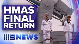 HMAS Melbourne has gone into retirement | Nine News Australia