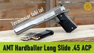 #50 AMT Hardballer Long Slide .45 ACP - kiedy 1911 przedawkuje HGH. 💉💪