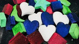 Variety Colourful Dyed Chalk ASMR Crush |  Oddly Satisfying Chalk ASMR Block 