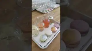Spring Wine Flight: Macaron Edition 🍷🌸 #spring #winetasting #macaron