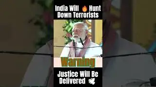 PM Modi Warns Terrorists | Message to World 🌍🔥#shorts