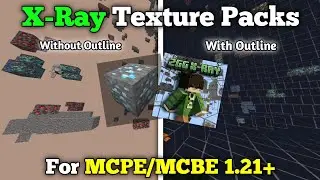 2 BEST X-Ray Texture Packs For Minecraft Bedrock 1.21+
