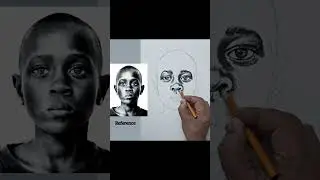 Charcoal Portrait Drawing Art 🎨 #art #artist #drawing