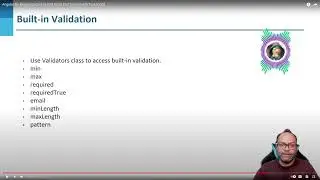 Watch Me Code: Angular Review - Built In Validators