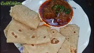 Manda Gosht ka Salan or Rumali Roti | lazeez Gosht or Manda ghar per banaye | Rumali roti with Gravy