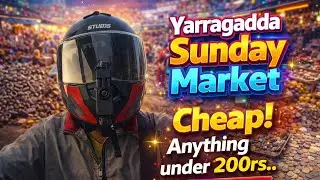 Hyderabad’s Cheapest Market Exposed! | Yarragadda Sunday Market Telugu Vlog | #telugu | GoKartheekYT