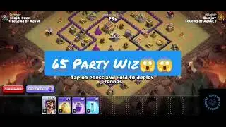 65 party wizard attack to th 8😂😂😂😱😱3 star confirmed or not???