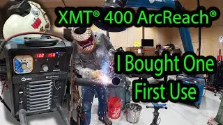 Welding Carbon Pipe With The XMT 400 ArcReach