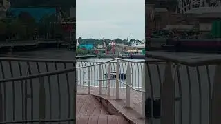 @Vivo City mall watching tram moving to and from Sentosa