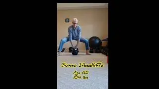Functional Strength With Sumo Deadlifts #fitover50 #mobility  #kettlebellworkout