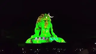Laser Show Aadiyogi 💙