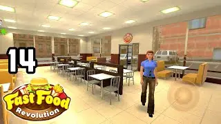 Food Revolution. Part 14. Serve 🍔🍟🥤🍦 For Customers. (iOS,Andriod) #fastfoodrevolution