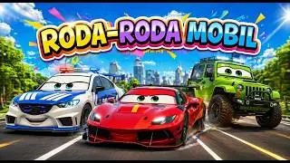 Roda Roda Mobil 🚗 | Lagu Ceria Tentang Jenis-Jenis Mobil