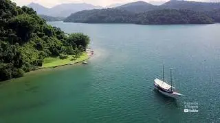 Um Drone na Ilha da Cotia Paraty, Rio de Janeiro
